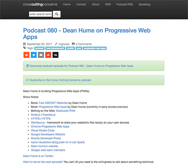 Progressive Web Apps Podcast